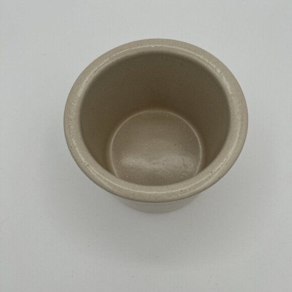 Vtg RRP USA Roseville Ohio POTTERY 1-Pint Snow Man Stoneware Crock Holiday Crock - Picture 5 of 8